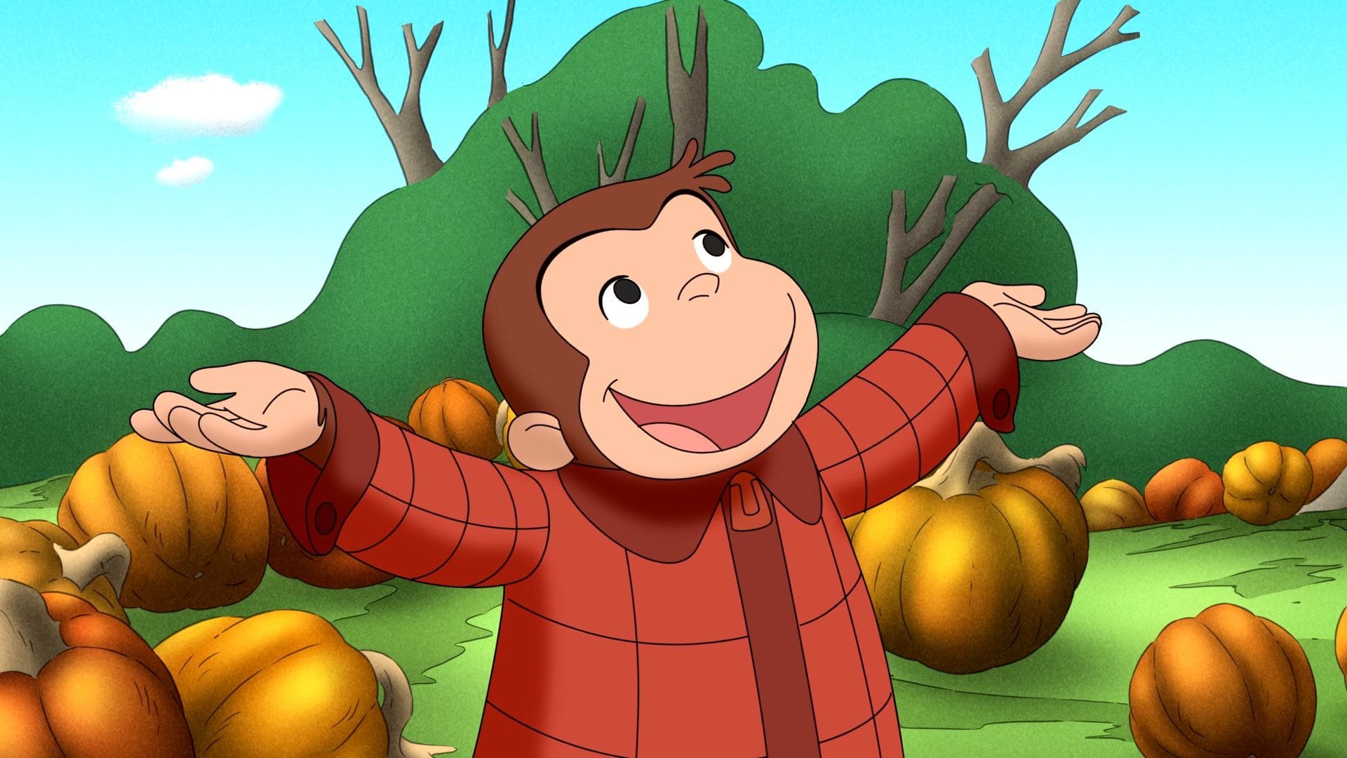 Curious George: A Halloween Boo Fest Background