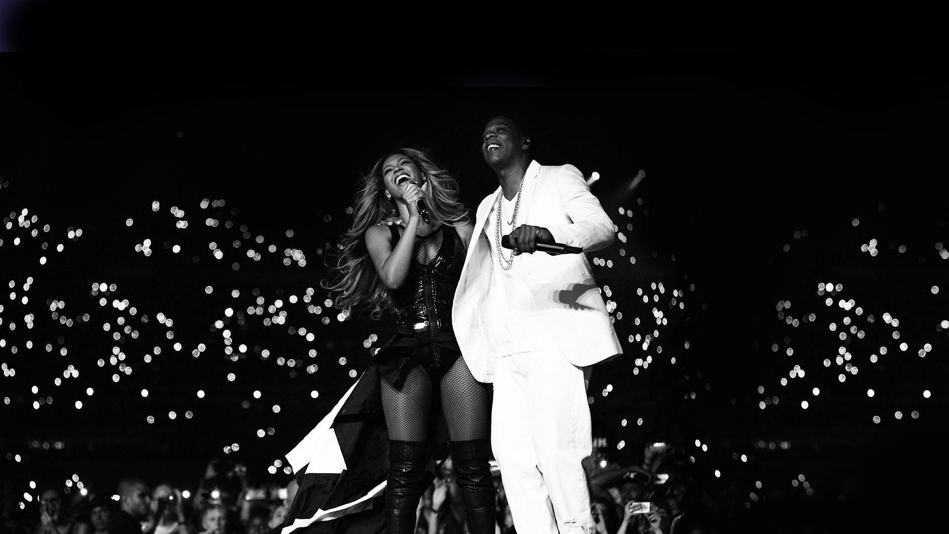 On the Run Tour: Beyoncé and Jay-Z Background