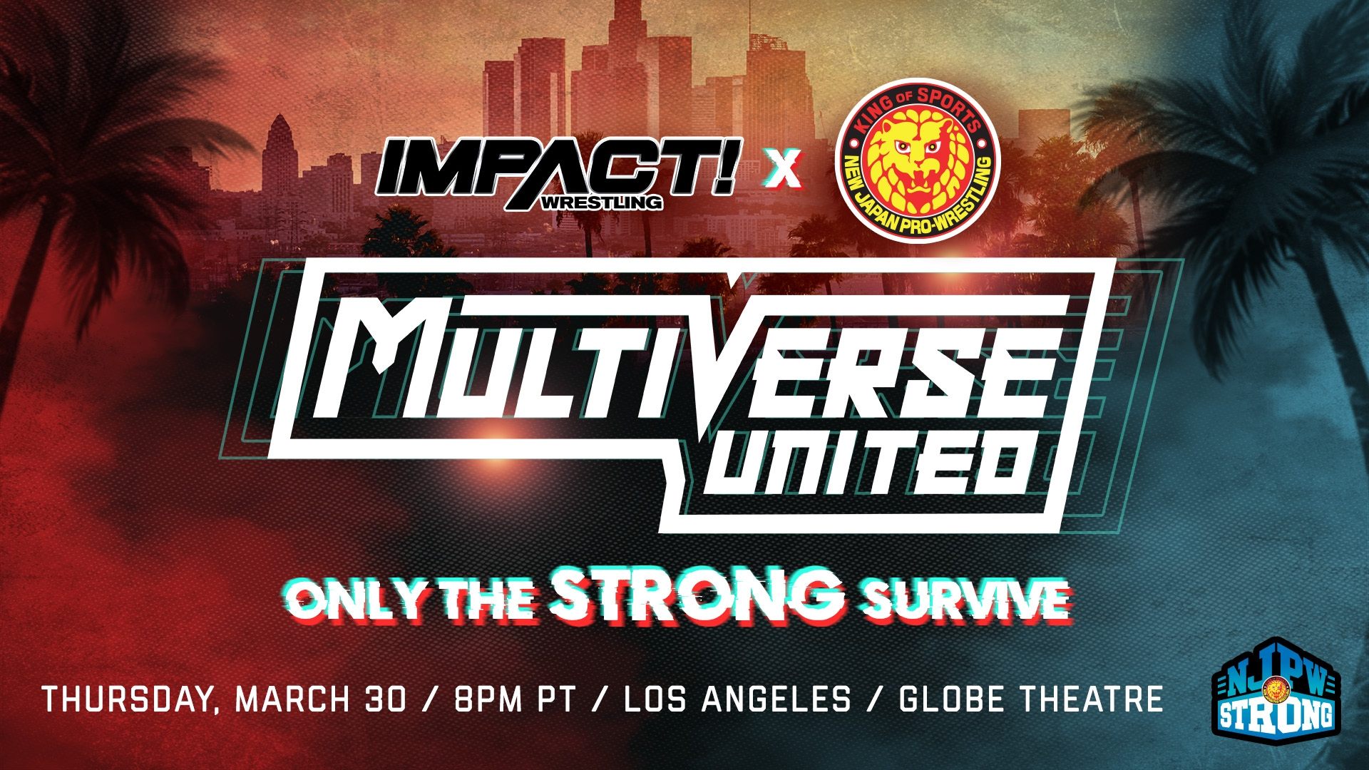 IMPACT Wrestling x NJPW: Multiverse United: Only The Strong Survive Background