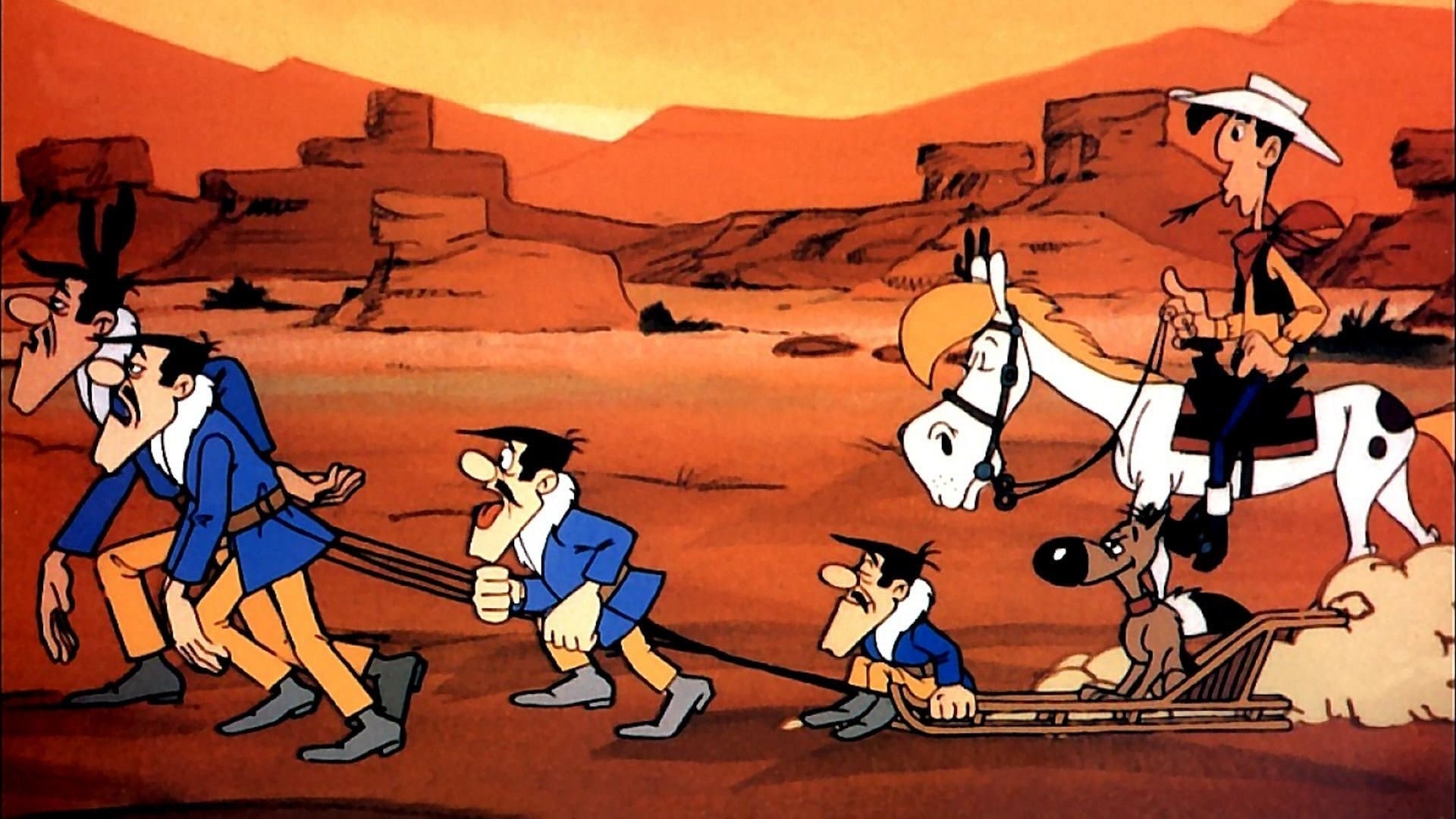 Lucky Luke: Daltons on the Loose Background