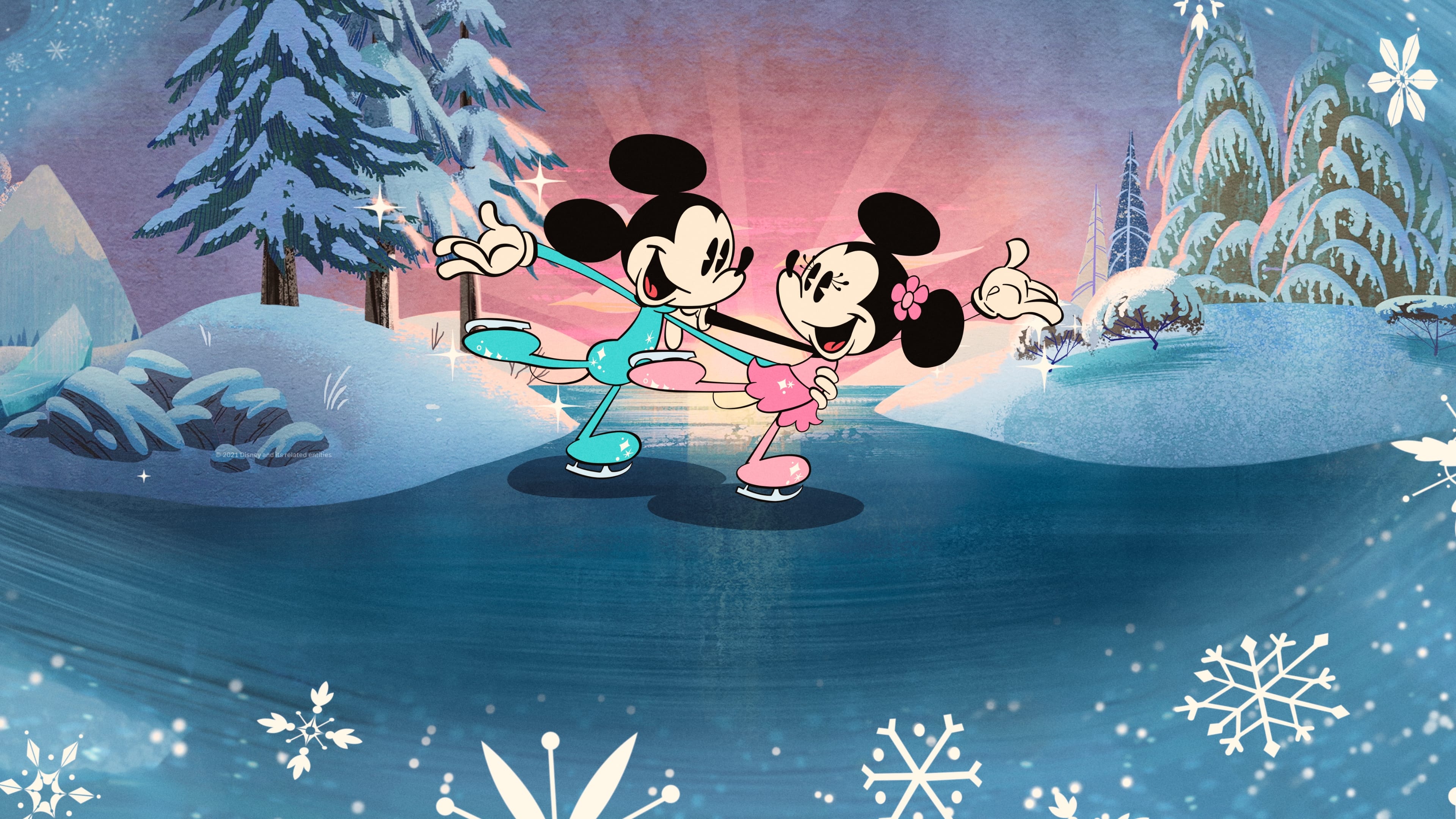 The Wonderful Winter of Mickey Mouse Background