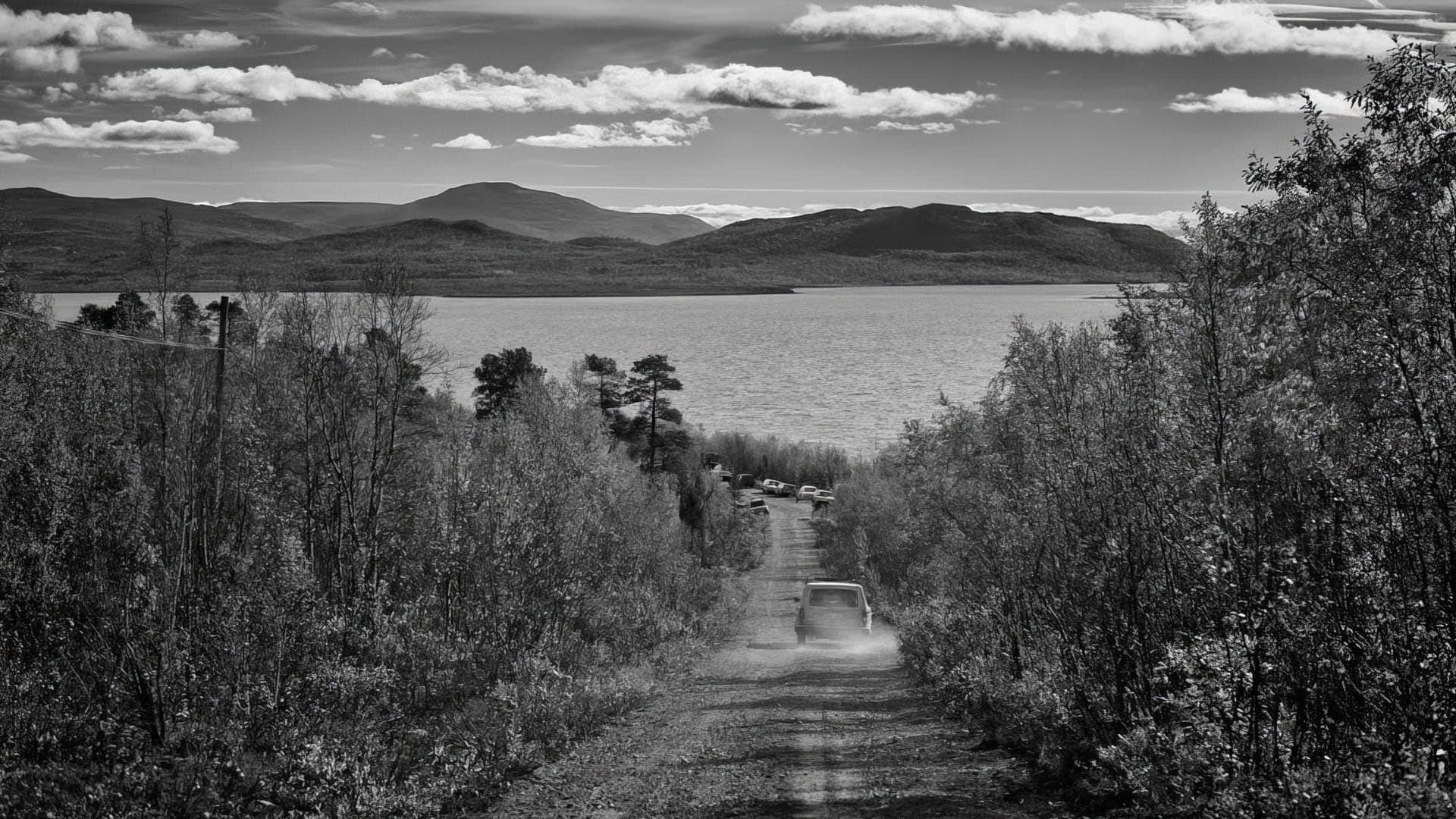 Solitary Road Background