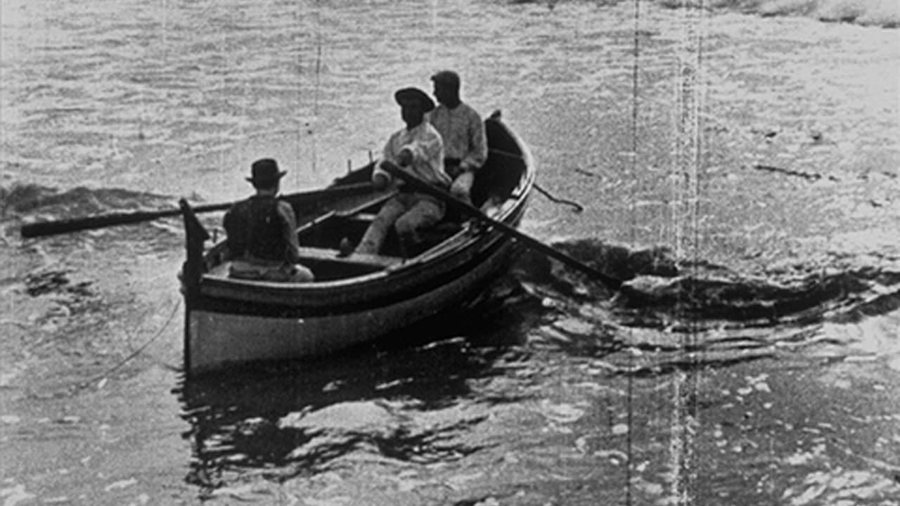 A Barc at the Sea Background