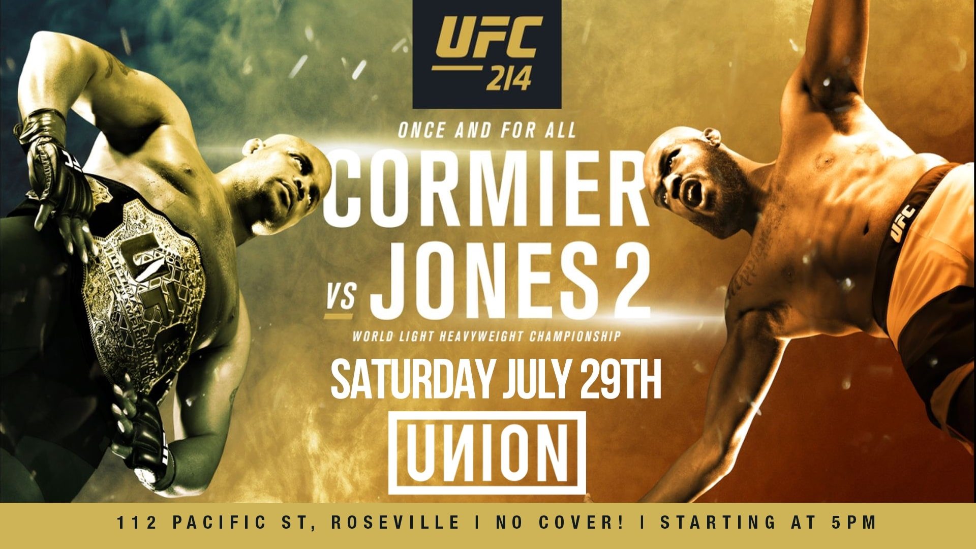 UFC 214: Cormier vs. Jones 2 Background