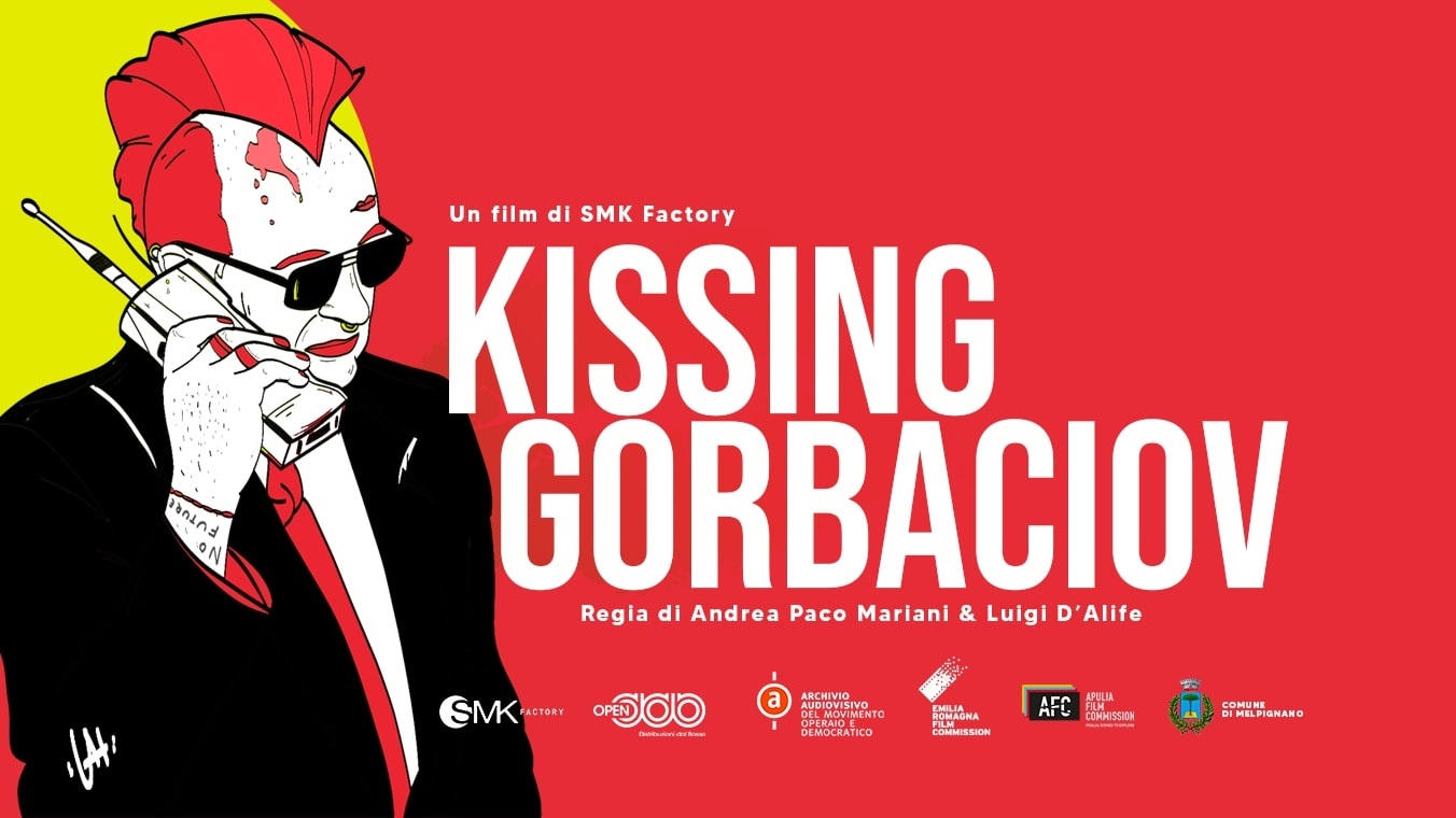 Kissing Gorbaciov Background