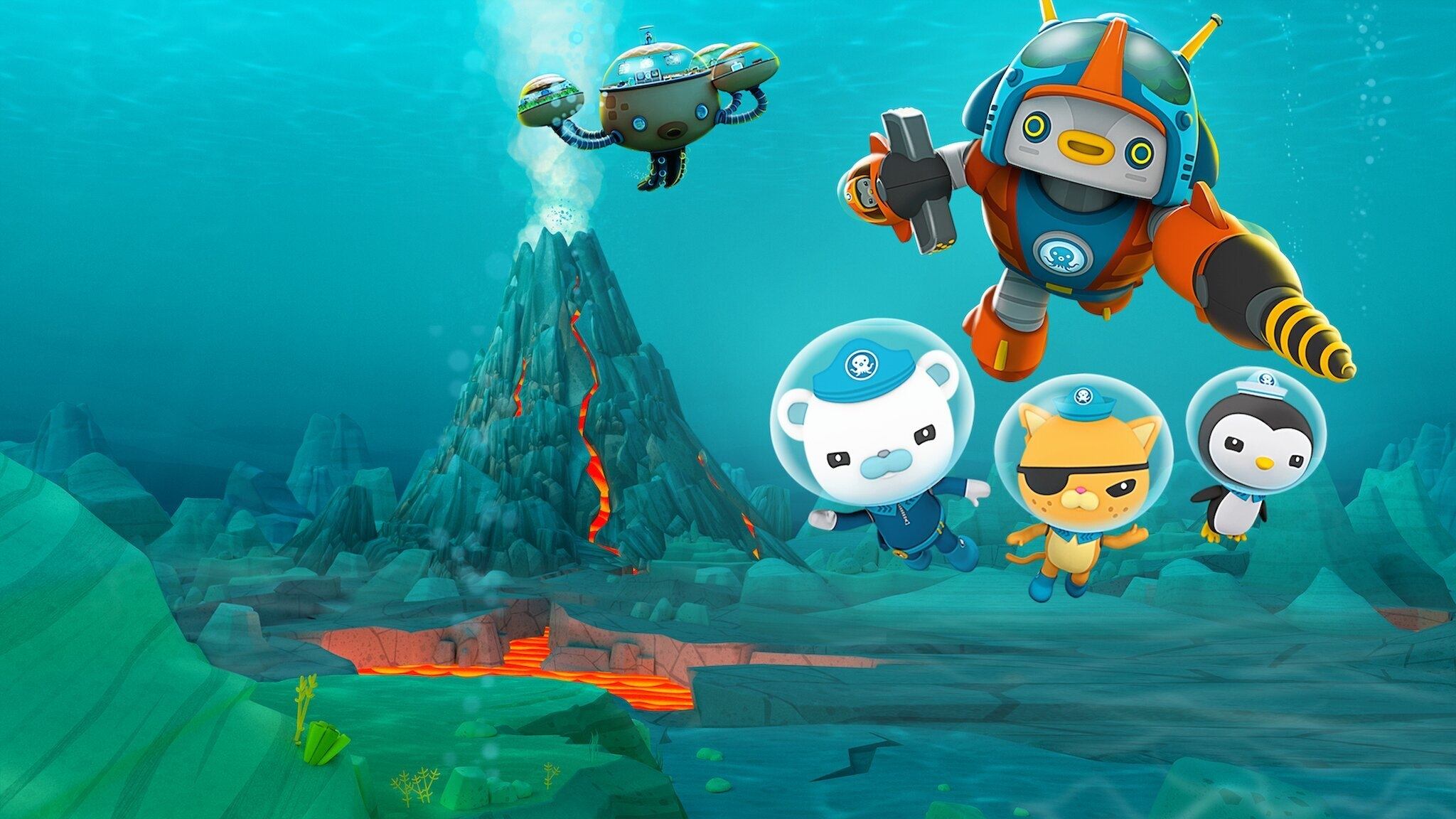 Octonauts and the Ring of Fire Background