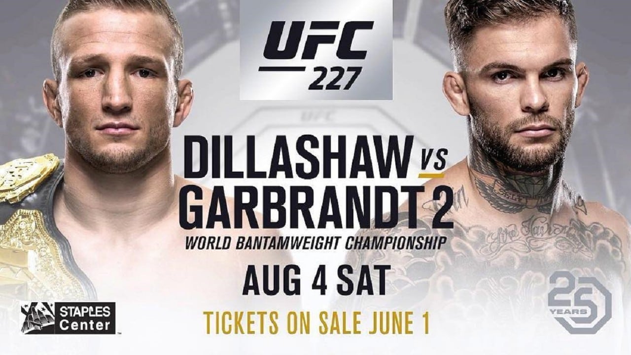 UFC 227: Dillashaw vs. Garbrandt 2 Background