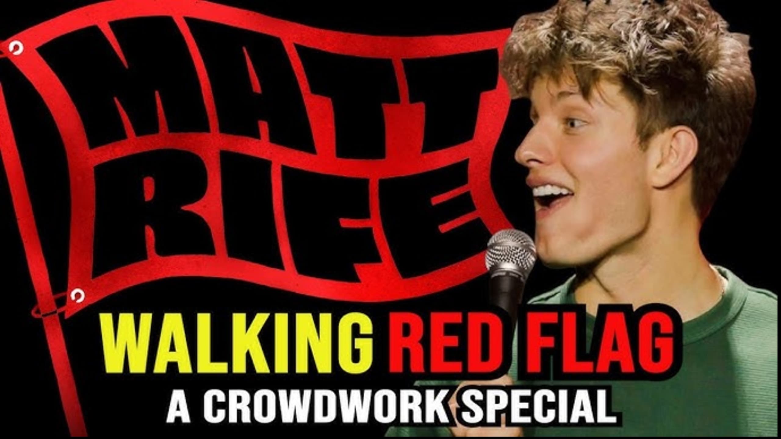 Matt Rife: Walking Red Flag Background