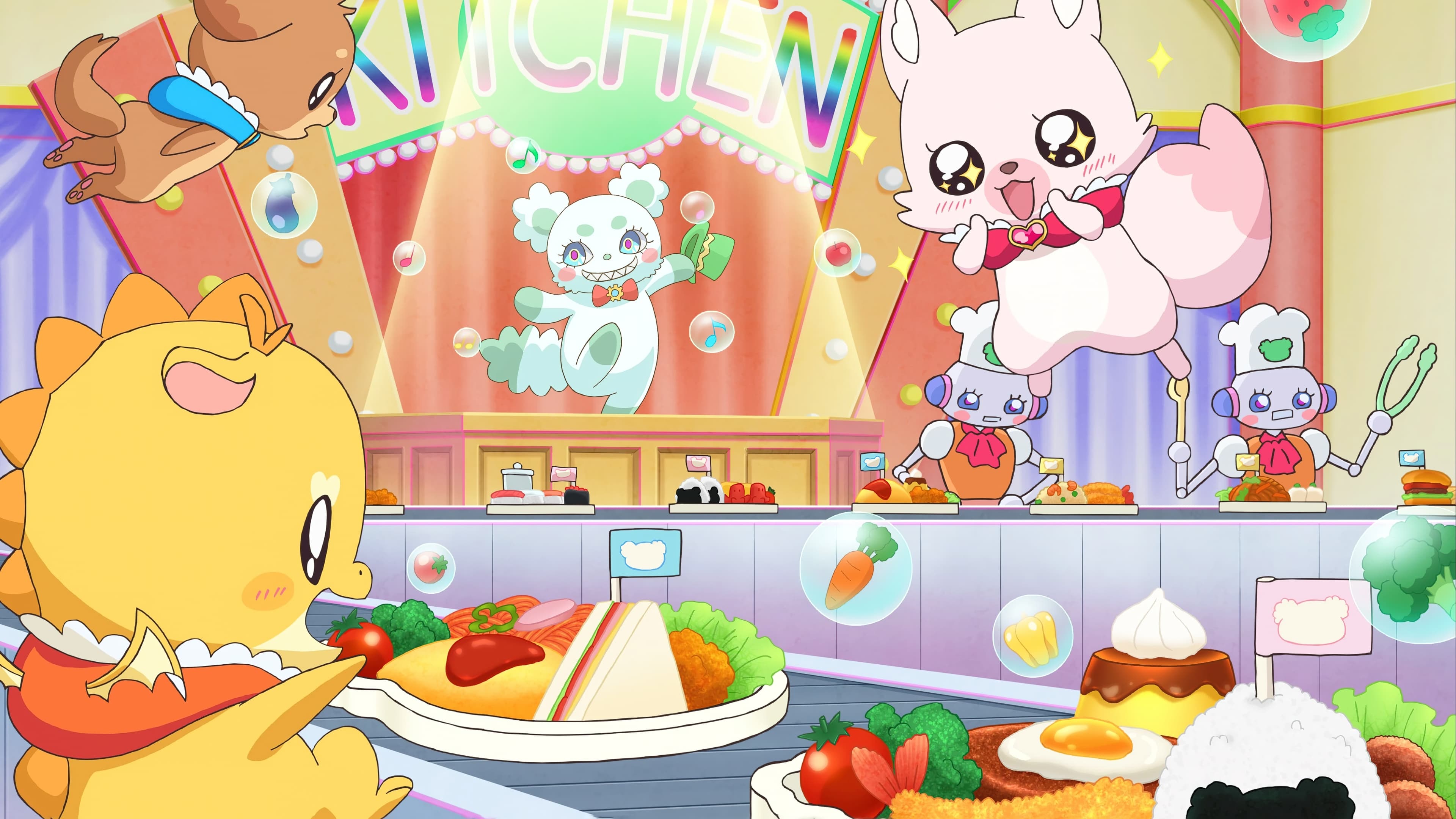 Delicious Party♡Precure Movie: Dreaming♡Children's Lunch! Background