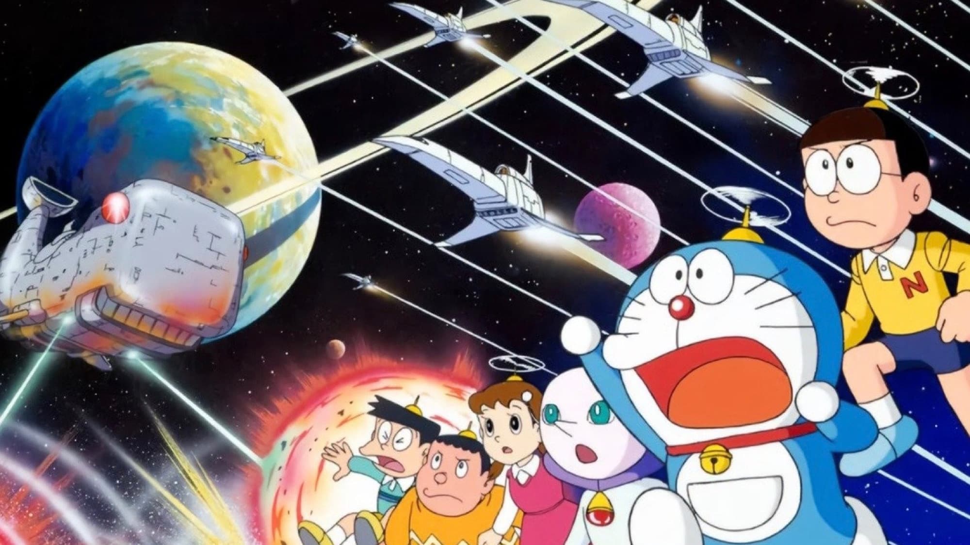 Doraemon: Nobita's Little Star Wars Background