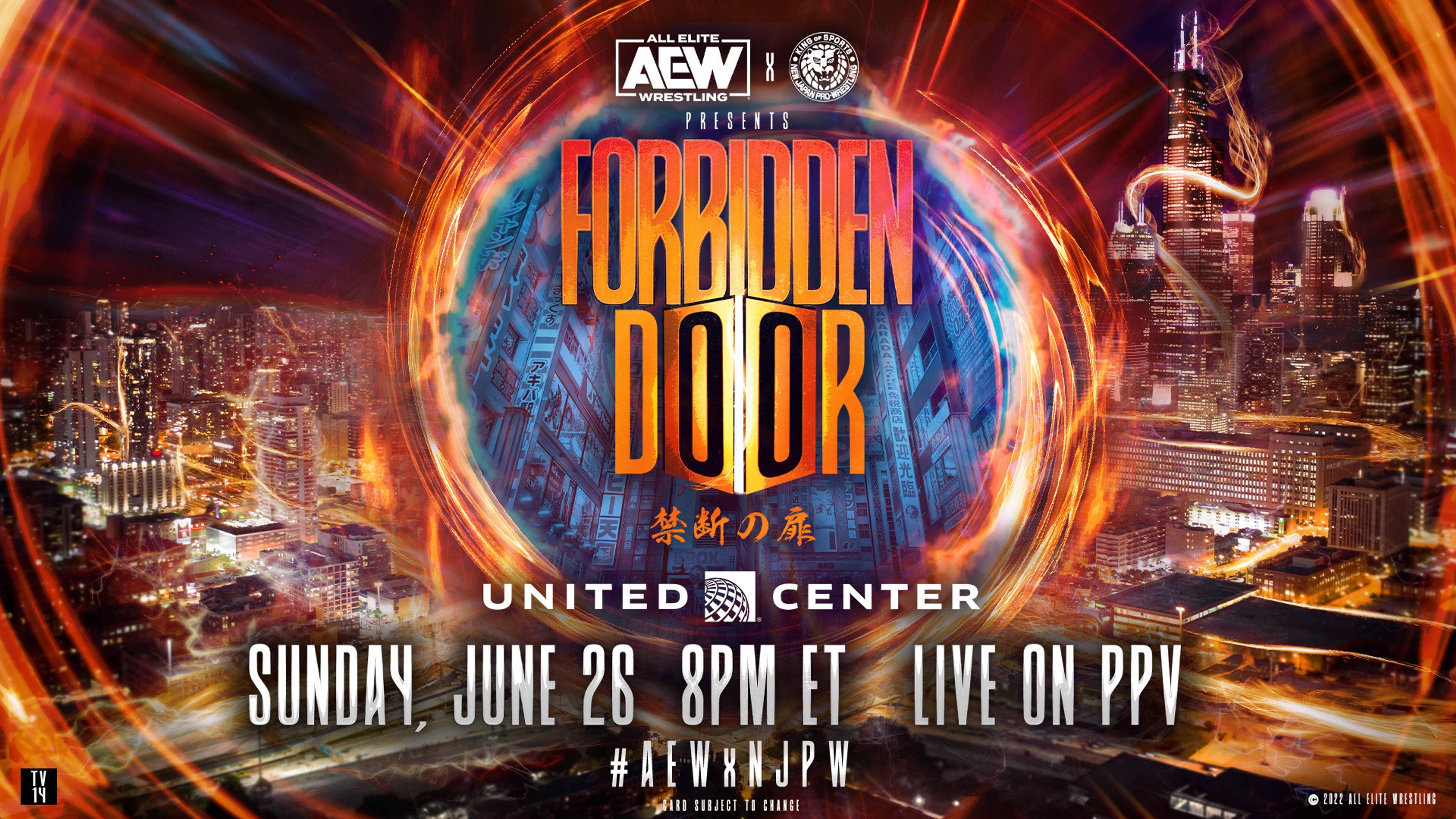 AEW x NJPW Presents Forbidden Door Background