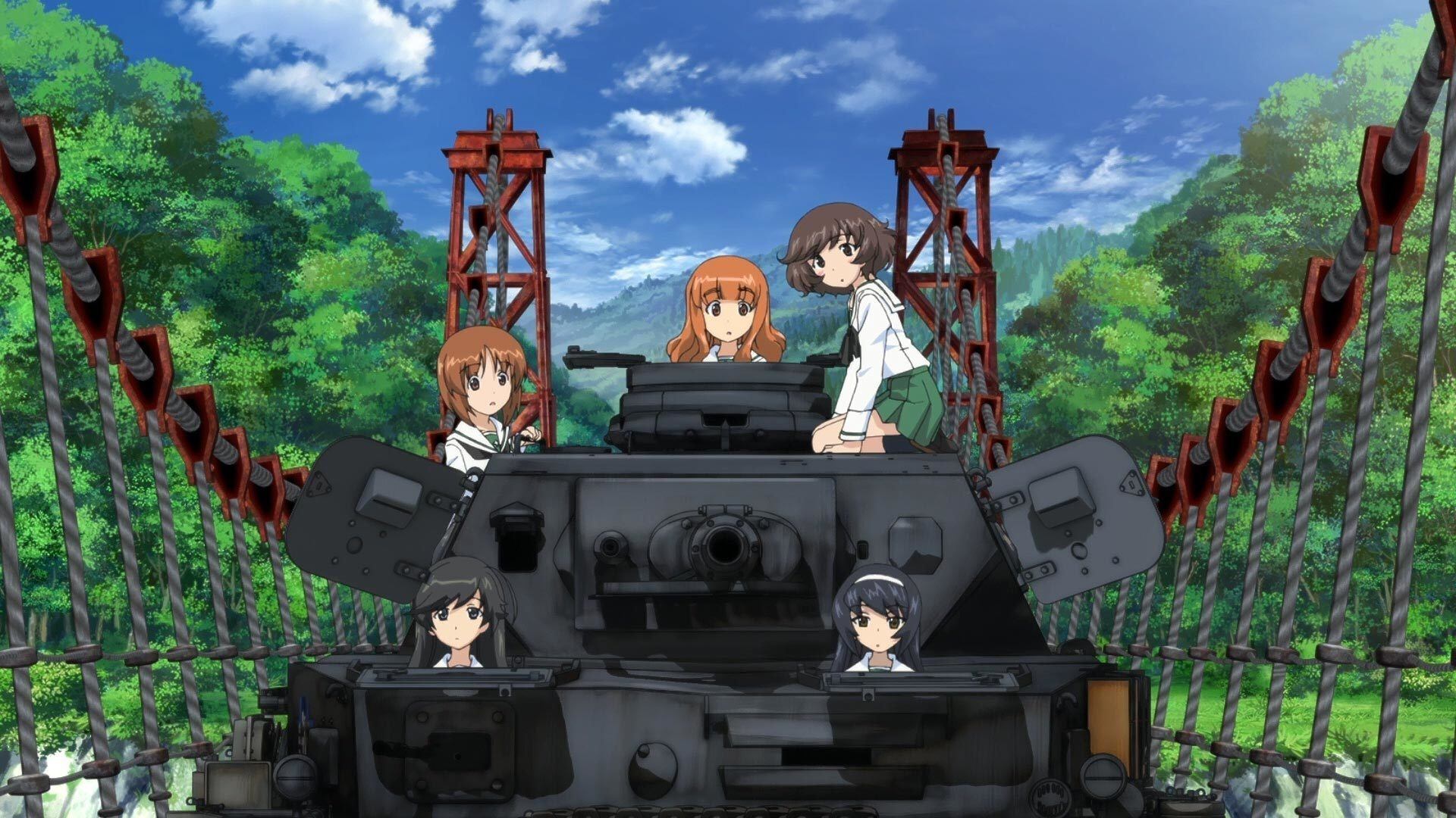 Girls und Panzer der Film Background