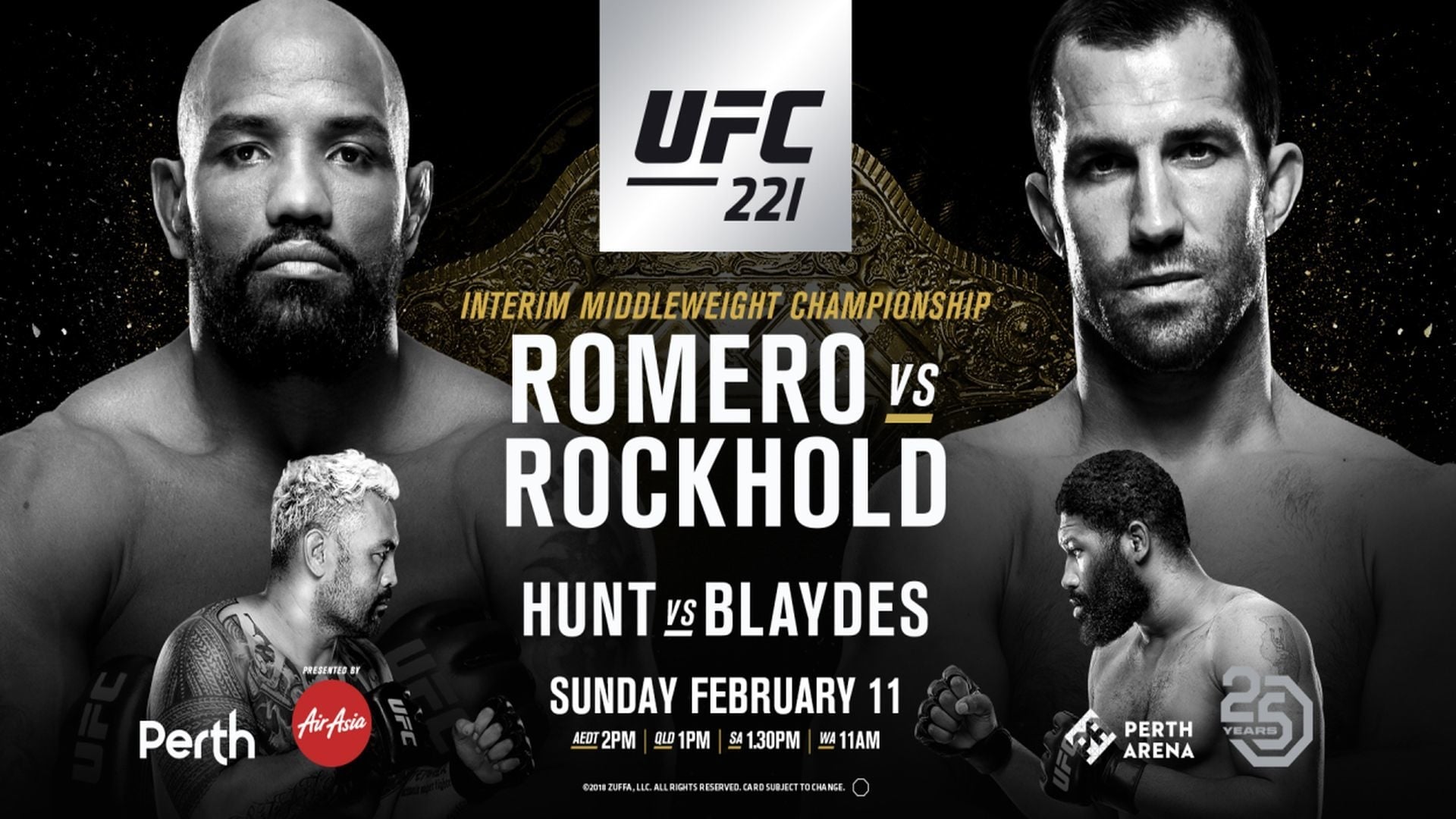 UFC 221: Romero vs. Rockhold Background